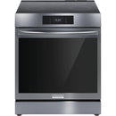  Frigidaire Gallery 30-inch Front Control Induction Range with Total Convection GCFI306CBD IMAGE 1