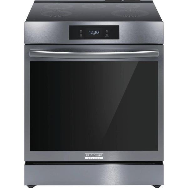  Frigidaire Gallery 30-inch Front Control Induction Range with Total Convection GCFI306CBD IMAGE 1