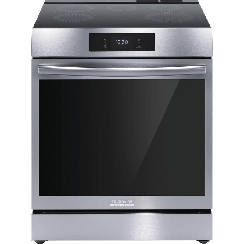 Frigidaire Gallery 30-inch Front Control Induction Range with Total Convection GCFI306CBF IMAGE 1