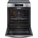  Frigidaire Gallery 30-inch Front Control Induction Range with Total Convection GCFI306CBF IMAGE 2