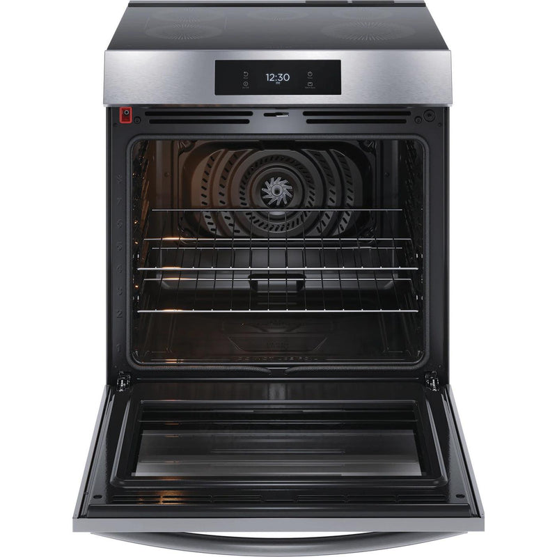  Frigidaire Gallery 30-inch Front Control Induction Range with Total Convection GCFI306CBF IMAGE 2