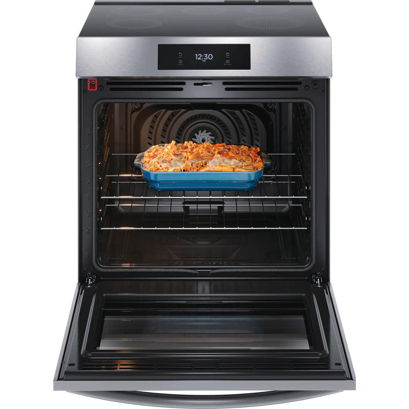  Frigidaire Gallery 30-inch Front Control Induction Range with Total Convection GCFI306CBF IMAGE 3