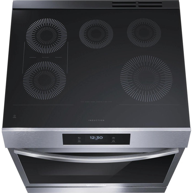  Frigidaire Gallery 30-inch Front Control Induction Range with Total Convection GCFI306CBF IMAGE 4
