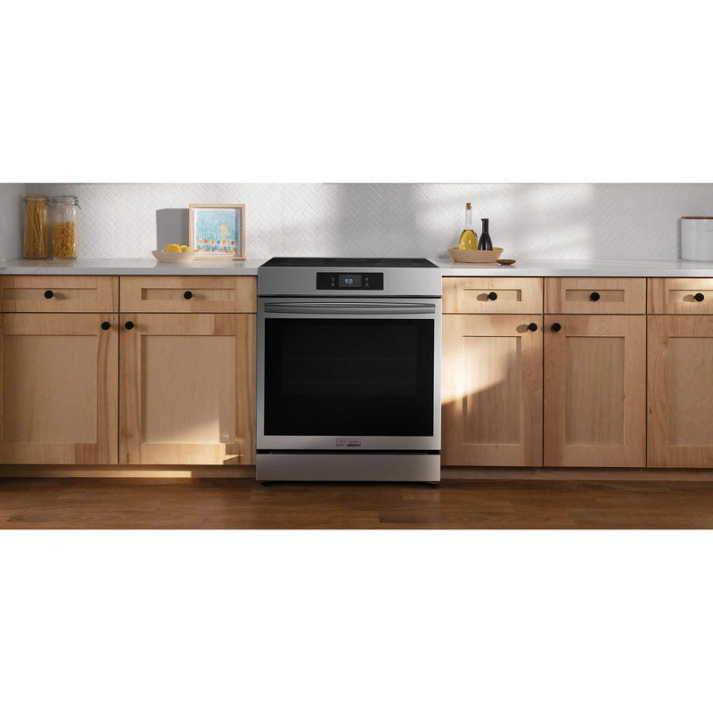  Frigidaire Gallery 30-inch Front Control Induction Range with Total Convection GCFI306CBF IMAGE 8