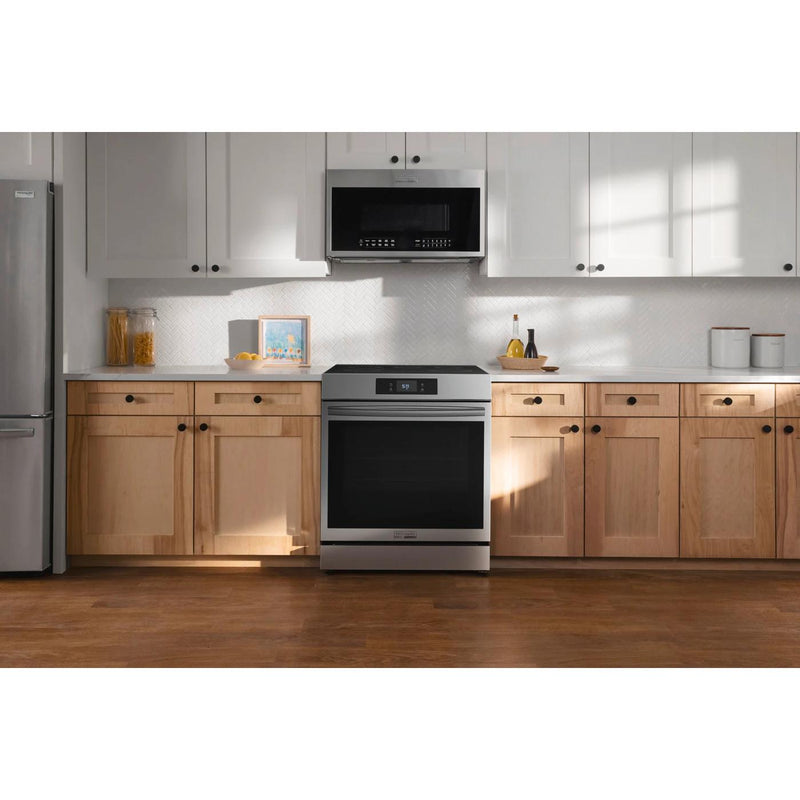  Frigidaire Gallery 30-inch Front Control Induction Range with Total Convection GCFI306CBF IMAGE 9