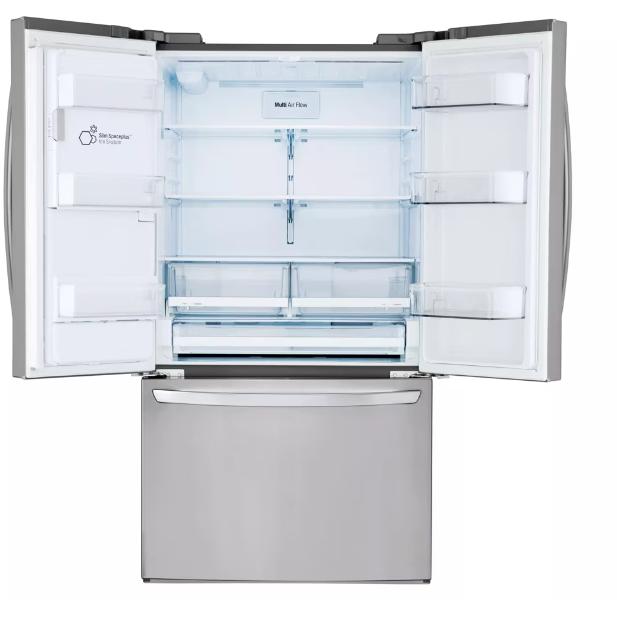 LG 36-inch, 27.7 cu. ft. Freestanding French 3-Door Refrigerator with Wi-Fi LHFS28XBS IMAGE 6