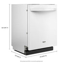 Whirlpool 24-inch Built-in Dishwasher with 3rd Rack WDT550SAPW IMAGE 10