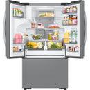  Samsung 36-inch, 31 cu. ft. French 3-Door Refrigerator with SmartThings Energy RF32CG5400SRAA IMAGE 3