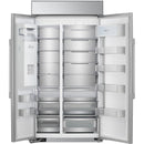  Signature Kitchen Suite 42-inch, 25.6 cu. ft. Built-in Side-by-Side Refrigerator with SpacePlus™ Ice System SKSSB4202S IMAGE 2