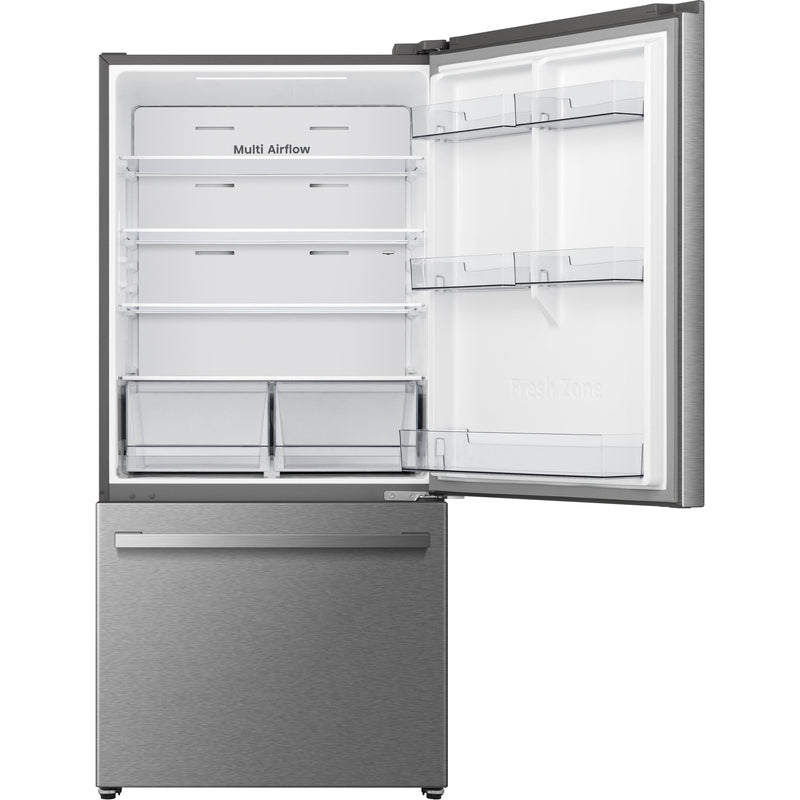  Hisense 32-inch 22.3 cu. ft. Counter-Depth Bottom Freezer Refrigerator with LED Lighting RB22A2FSE IMAGE 2