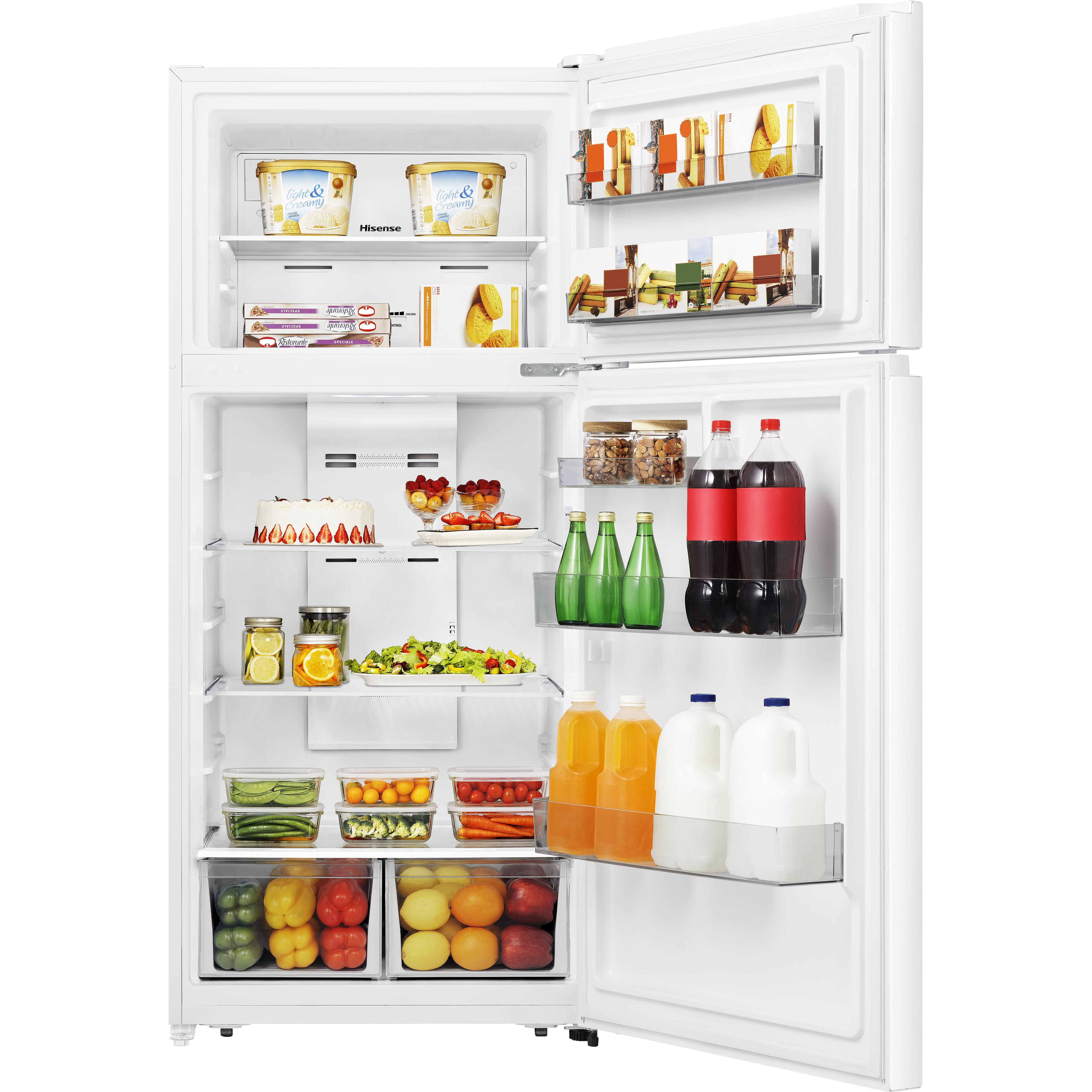  Hisense 18 cu. ft. Freestanding Top Freezer Refrigerator RT18A2FWD IMAGE 4