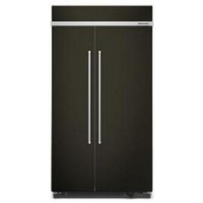  KitchenAid 25.5 cu. ft. Built-in Side-by-Side Refrigerator with Internal Ice Maker KBSN702MBS IMAGE 1