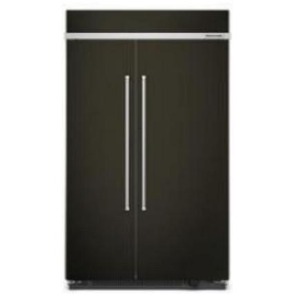  KitchenAid 48-inch, 30 cu. ft. Built-in Side-by-Side Refrigerator with Internal Ice Maker KBSN708MBS IMAGE 1