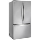  LG 36-inch, 31.7 cu. ft. Freestanding French 3-Door Refrigerator with Door Cooling+ LRFLS3206S IMAGE 2