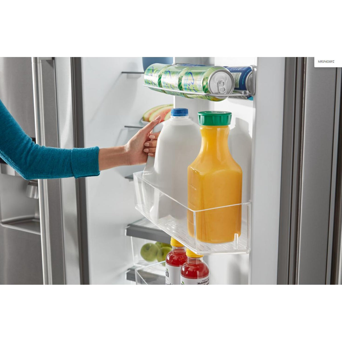  Maytag 36 in. 25 cu. ft.  Side-by-Side Refrigerator MRSF4036PZ IMAGE 6
