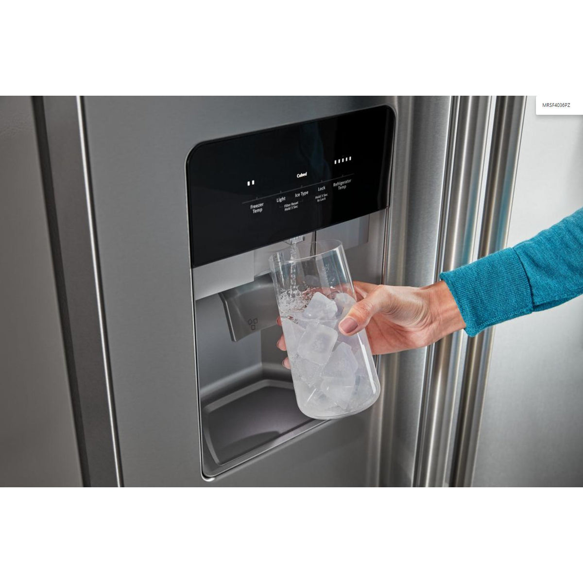  Maytag 36 in. 25 cu. ft.  Side-by-Side Refrigerator MRSF4036PZ IMAGE 8