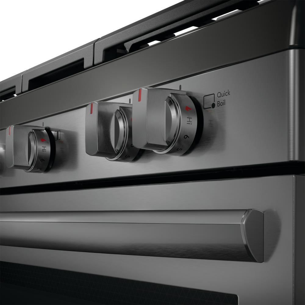  Frigidaire Gallery 30-inch Freestanding Gas Range with Air Fry Technology GCRG3060BD IMAGE 5