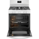  Frigidaire 30-inch Freestanding Gas Range with 5 Burners FCRG3052BW IMAGE 3