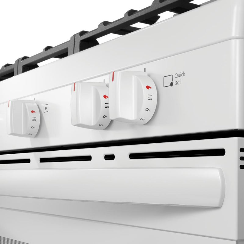  Frigidaire 30-inch Freestanding Gas Range with 5 Burners FCRG3052BW IMAGE 5