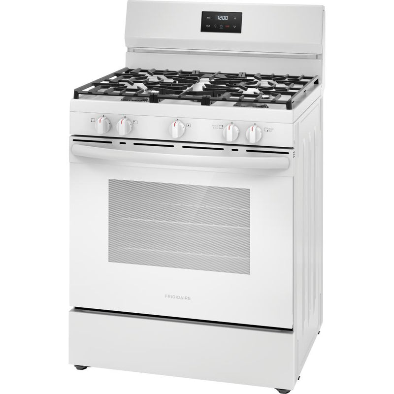  Frigidaire 30-inch Freestanding Gas Range with 5 Burners FCRG3052BW IMAGE 7
