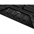  Whirlpool 30-inch Built-in Gas Cooktop with EZ-2-Lift™ Hinged Cast-Iron Grates WCGK5030PB IMAGE 6