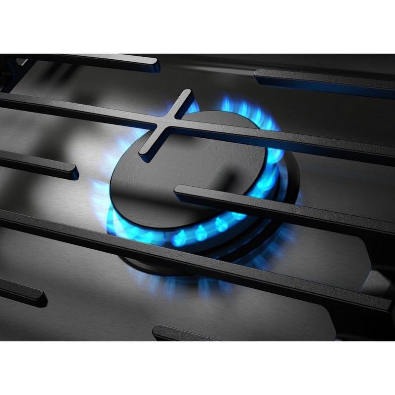  Whirlpool 30-inch Built-in Gas Cooktop with EZ-2-Lift™ Hinged Cast-Iron Grates WCGK5030PS IMAGE 5