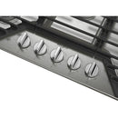  Whirlpool 36-inch Built-in Gas Cooktop with EZ-2-Lift™ Hinged Cast-Iron Grates WCGK5036PS IMAGE 5