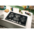  KitchenAid 36-inch Built-in Gas Cooktop with 5 Burners KCGG536PBL IMAGE 13