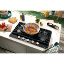  KitchenAid 36-inch Built-in Gas Cooktop with 5 Burners KCGG536PBL IMAGE 17