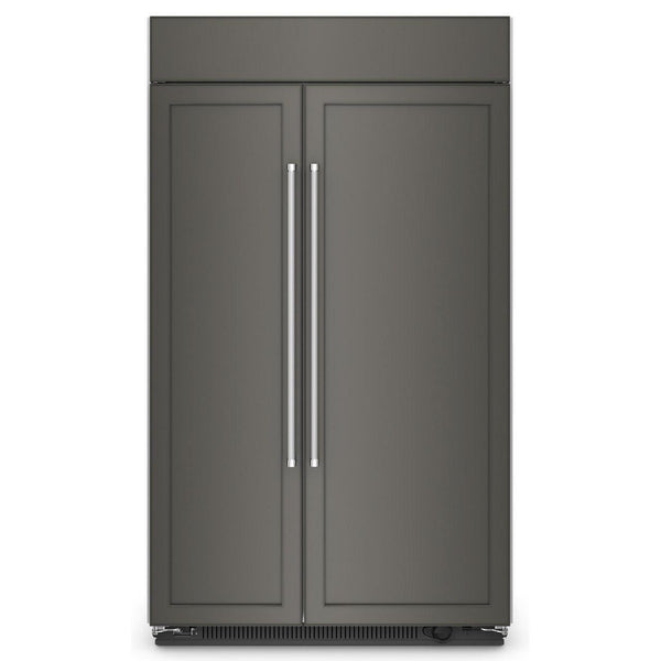  KitchenAid 48-inch, 30 cu. ft. Built-in Side-by-Side Refrigerator with Internal Ice Maker KBSN708MPA IMAGE 1