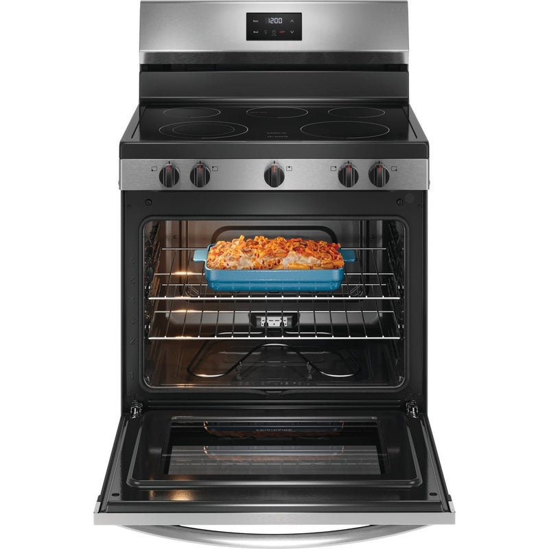  Frigidaire 30-inch Freestanding Electric Range with Even Baking Technology FCRE305CBS IMAGE 2