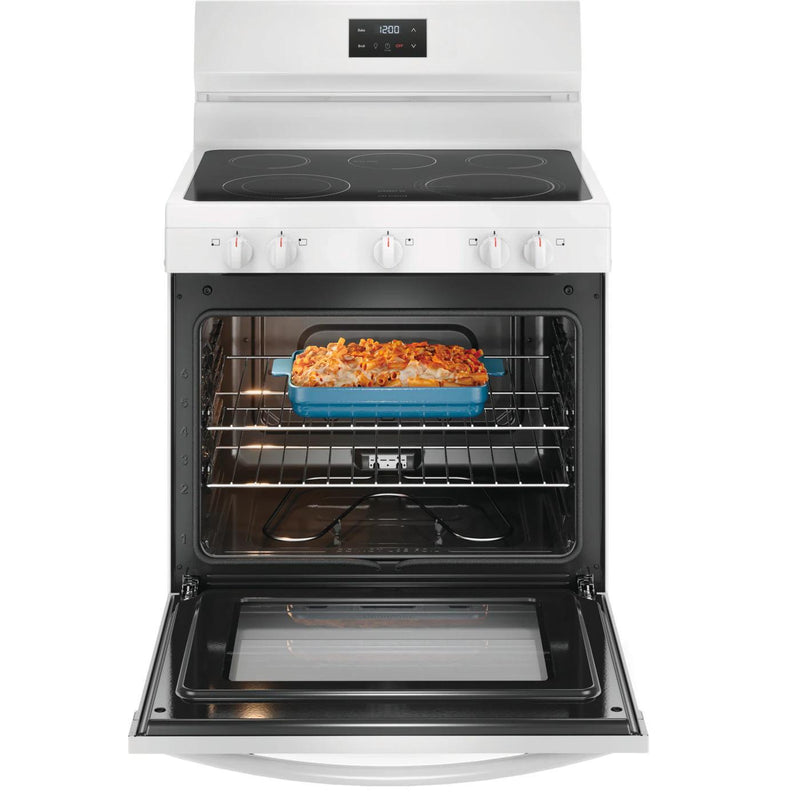  Frigidaire 30-inch Freestanding Electric Range with Even Baking Technology FCRE305CBW IMAGE 2
