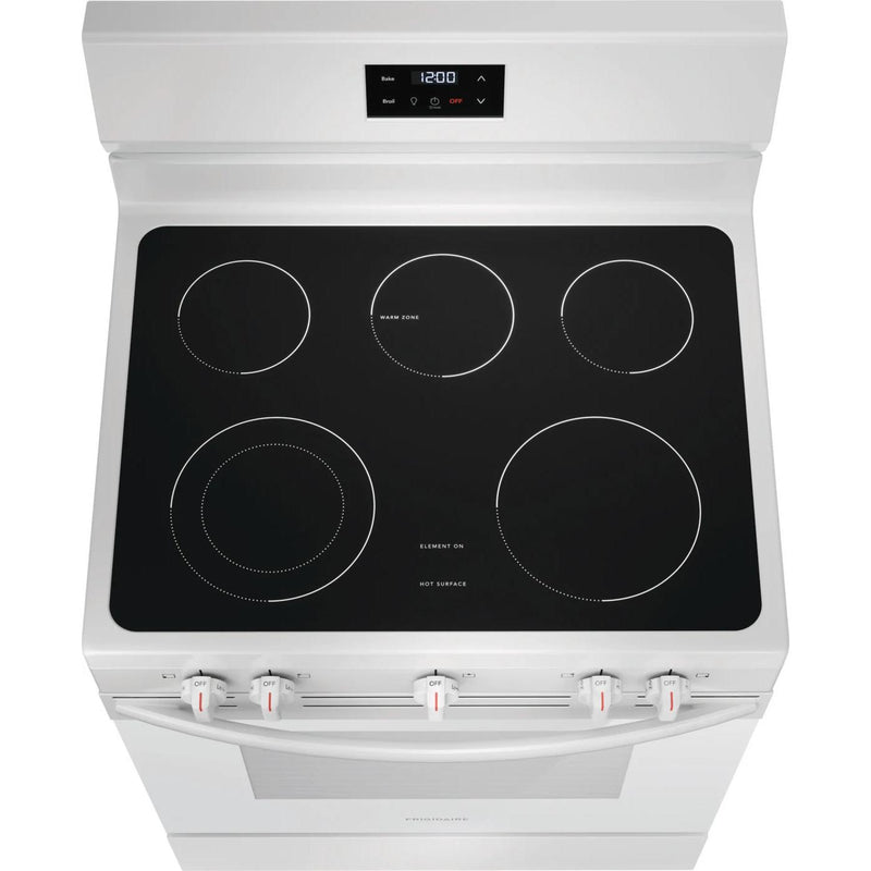  Frigidaire 30-inch Freestanding Electric Range with Even Baking Technology FCRE305CBW IMAGE 4