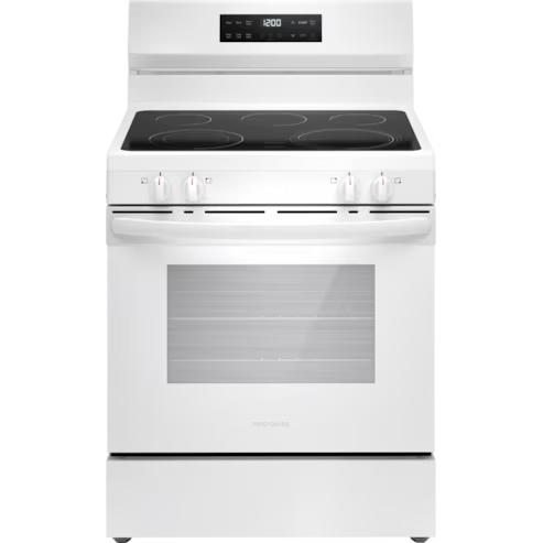  Frigidaire 30-inch Freestanding Electric Range with Even Baking Technology FCRE306CAW IMAGE 1
