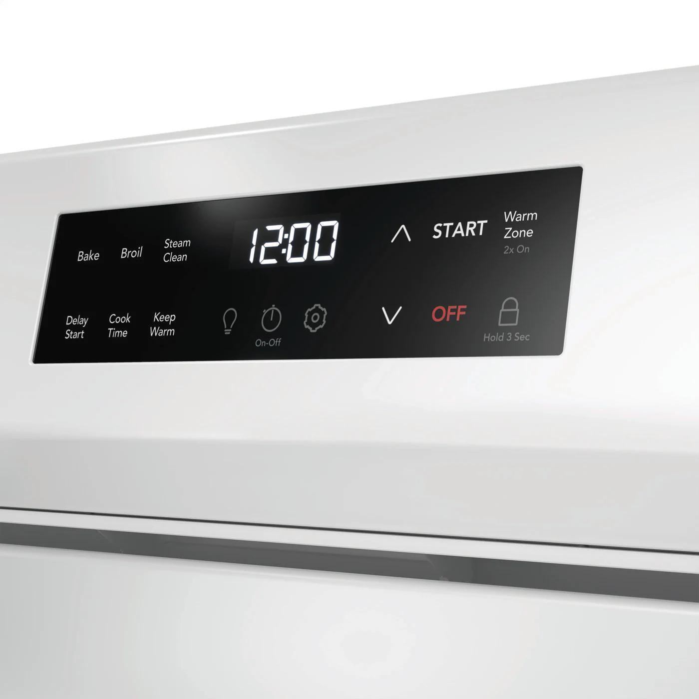  Frigidaire 30-inch Freestanding Electric Range with Even Baking Technology FCRE306CAW IMAGE 5