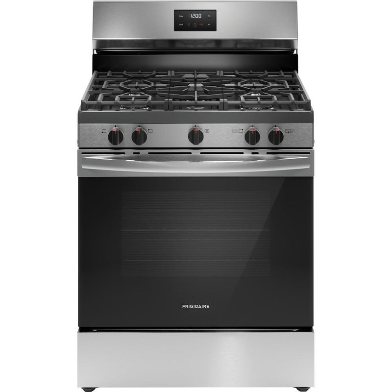  Frigidaire 30-inch Freestanding Gas Range with 5 Burners FCRG3052BS IMAGE 1