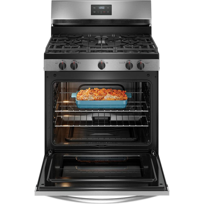  Frigidaire 30-inch Freestanding Gas Range with 5 Burners FCRG3052BS IMAGE 2