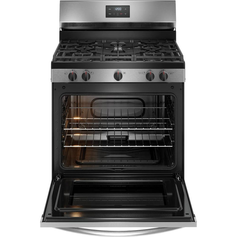  Frigidaire 30-inch Freestanding Gas Range with 5 Burners FCRG3052BS IMAGE 3