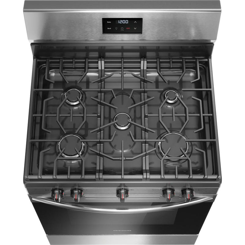  Frigidaire 30-inch Freestanding Gas Range with 5 Burners FCRG3052BS IMAGE 4