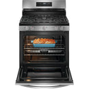  Frigidaire 30-inch Freestanding Gas Range with Even Baking Technology FCRG3062AS IMAGE 2