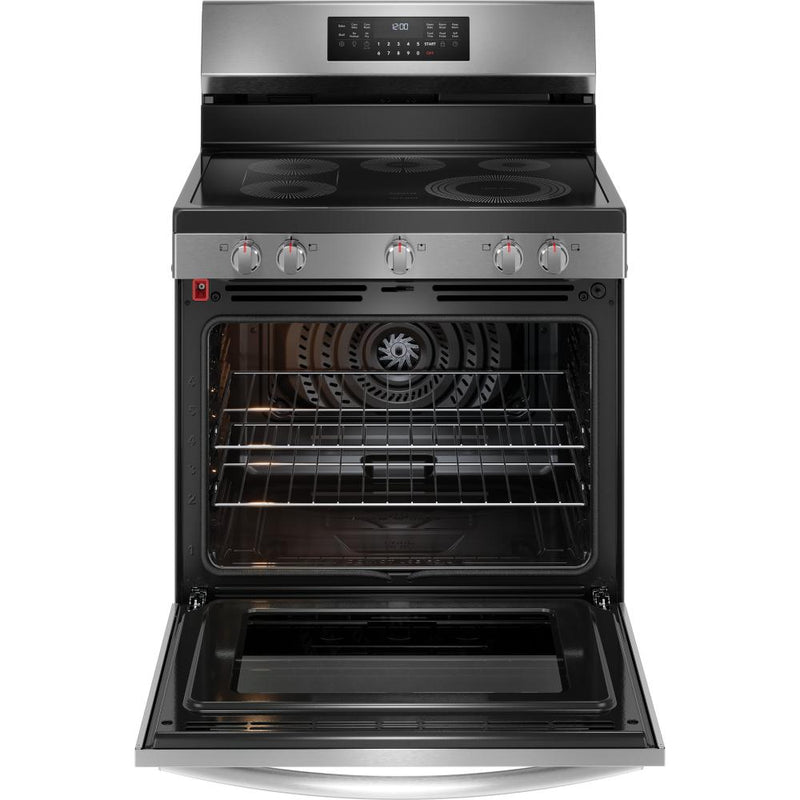  Frigidaire Gallery 30-inch Freestanding Electric Range with Air Fry Technology GCRE306CBF IMAGE 3