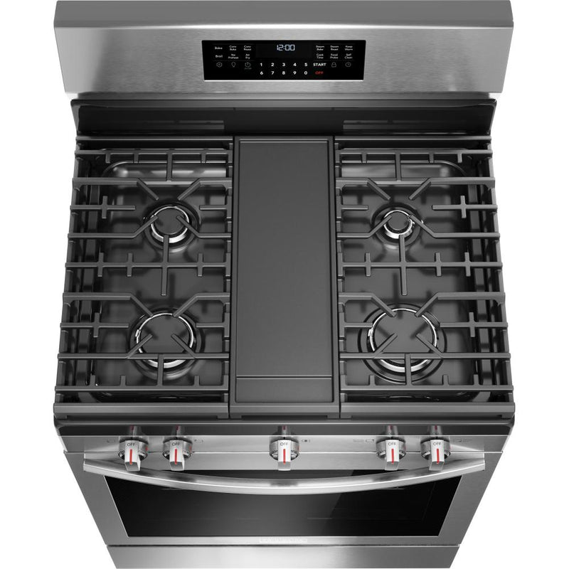  Frigidaire Gallery 30-inch Freestanding Gas Range with Air Fry Technology GCRG3060BF IMAGE 4