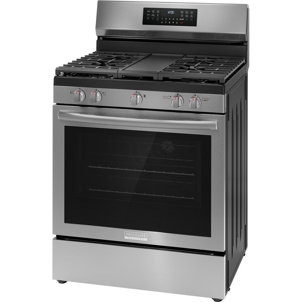  Frigidaire Gallery 30-inch Freestanding Gas Range with Air Fry Technology GCRG3060BF IMAGE 7