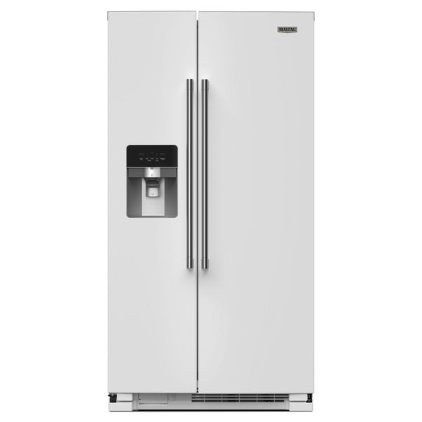  Maytag 36 in. 25 cu. ft.  Side-by-Side Refrigerator MRSF4036PW IMAGE 1