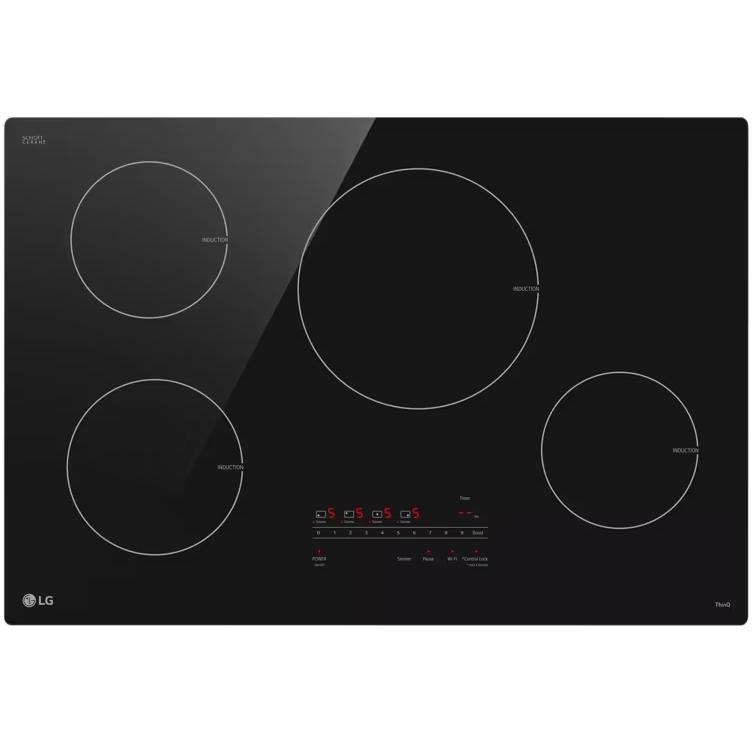  LG 30-inch Induction Cooktop with UltraHeat™ CBIH3013BE IMAGE 1