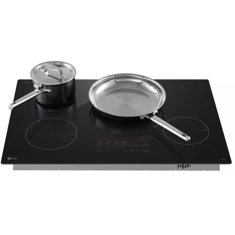  LG 30-inch Induction Cooktop with UltraHeat™ CBIH3013BE IMAGE 2