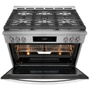  Frigidaire Gallery 36-inch Gas Range GCFG3661AF IMAGE 3