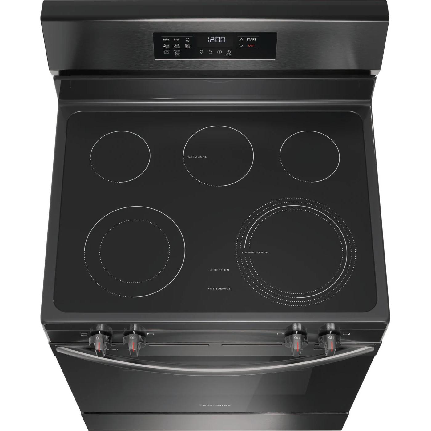  Frigidaire 30-inch Electric Range with Air Fry FCRE308CAD IMAGE 4