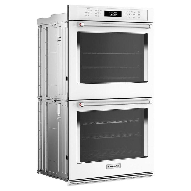  KitchenAid 30-inch, 10 cu. ft. Built-in Double Wall Oven with Air Fry KOED530PWH IMAGE 4