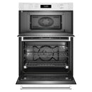  KitchenAid 30-inch, 6.4 cu. ft. Built-in Combination Wall Oven with Microwave with Air Fry KOEC530PWH IMAGE 2